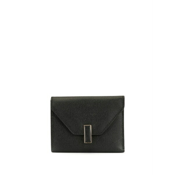 ヴァレクストラ レディース 金入れ 付属物 Iside pebbled wallet Black