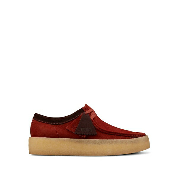 クラークス メンズ ブーツ シューズ Wallabee cup \"burgundy nubuck\"" desert boots Red"