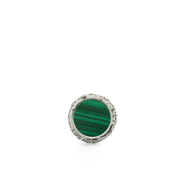 エマニュエレ ビコッキ メンズ ピアス・イヤリング 付属物 Amulet malachite earring Silver