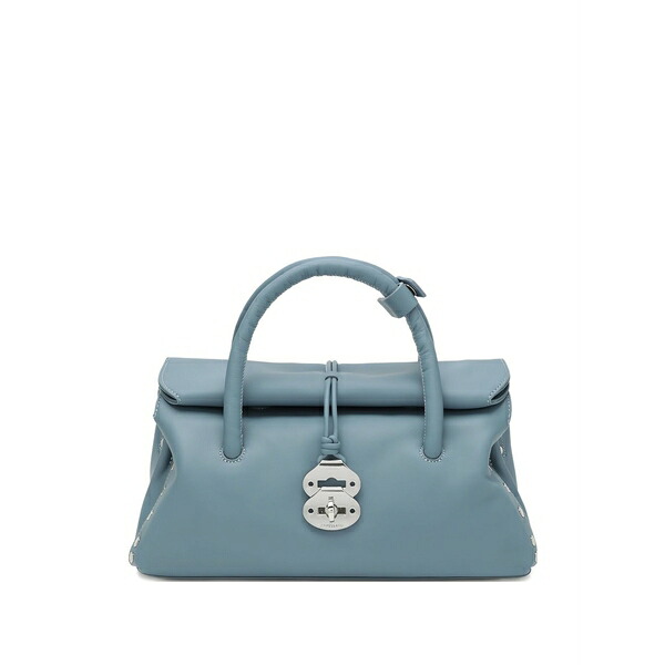 ザネラート レディース トートバッグ バッグ Top-handle tote bag Blue｜asty