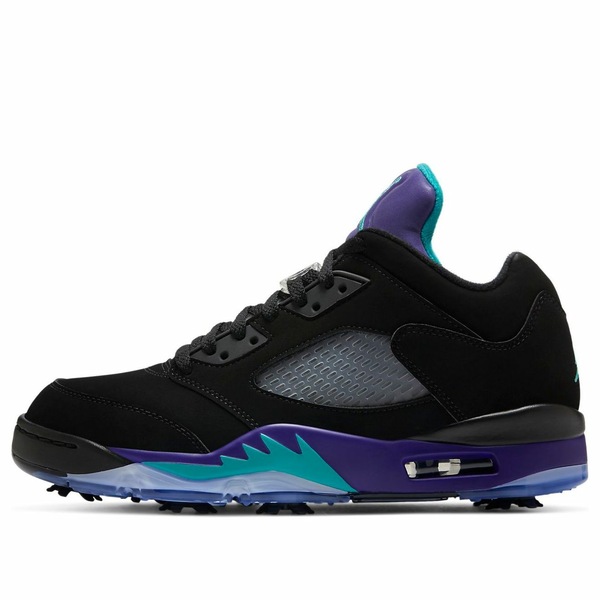 Air Jordan ジョーダン メンズ スニーカー 【Air Jordan 5 Low Golf 'Black Grape' CU4523-001】 サイズ US_7.5(25.5cm)|asty