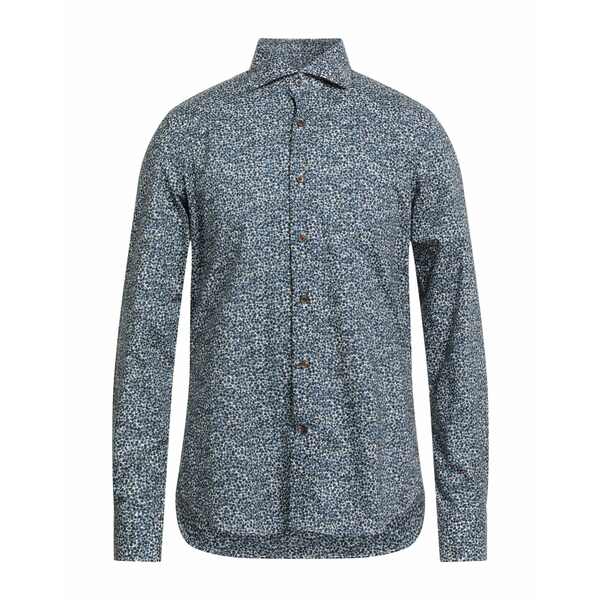 【送料無料】 サンリサ メンズ シャツ トップス Shirts Blue|asty