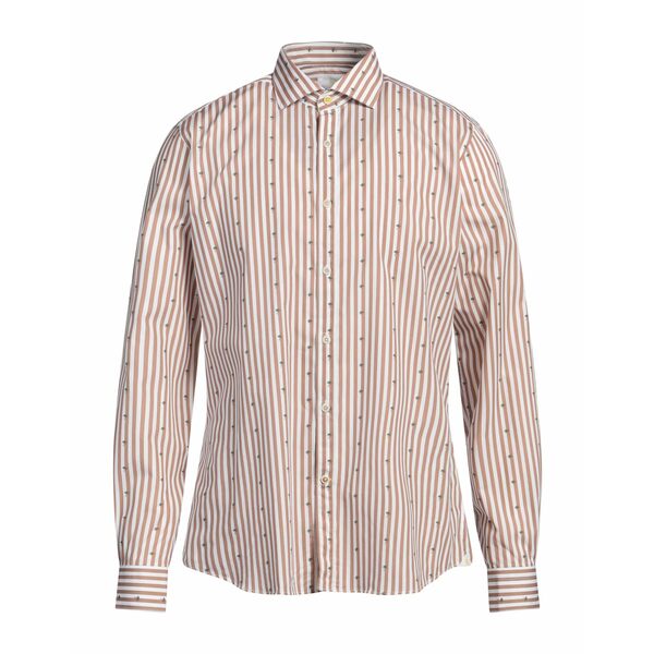 【送料無料】 エディツィオーニ リモナイア メンズ シャツ トップス Shirts Brown