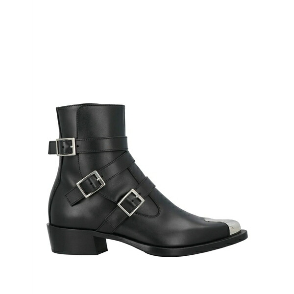 【送料無料】 マックイーン メンズ ブーツ シューズ Ankle boots Black