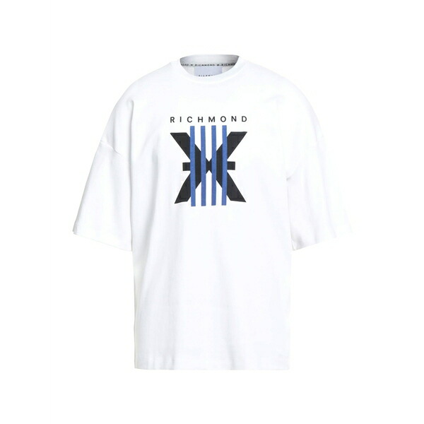 【送料無料】 ジョン リッチモンド メンズ Tシャツ トップス T-shirts White