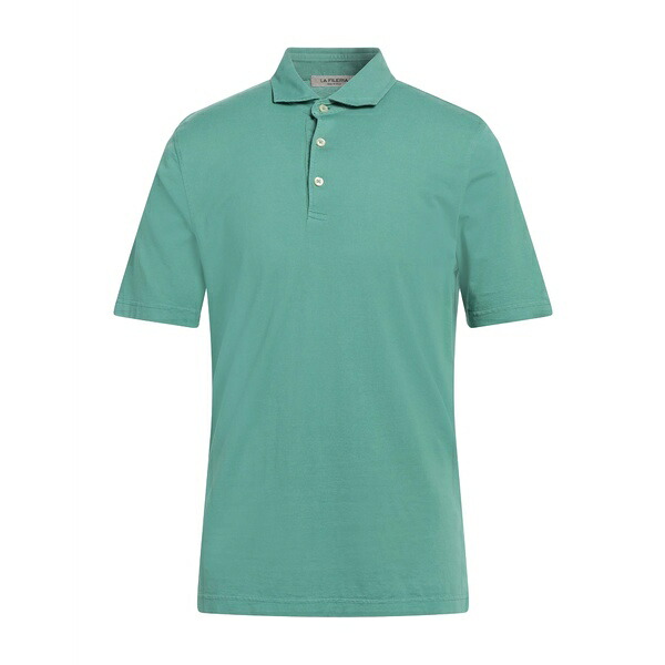 【送料無料】 ラ フィレリア メンズ Tシャツ トップス Polo shirts Green
