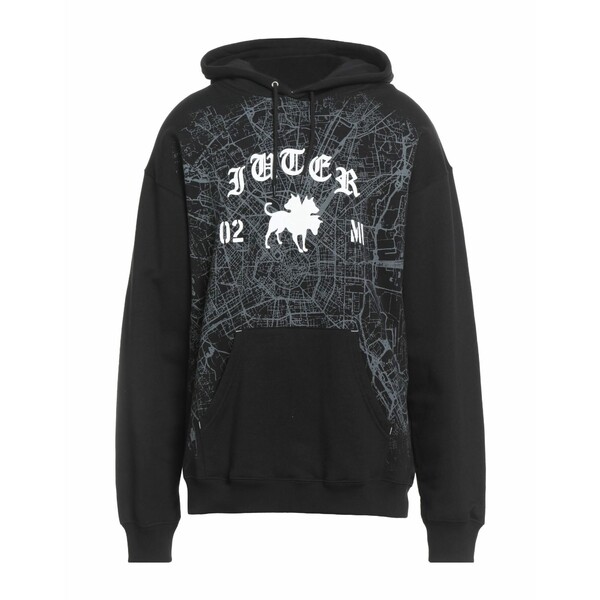 【送料無料】 アイウーター メンズ パーカー・スウェットシャツ アウター Sweatshirts Black
