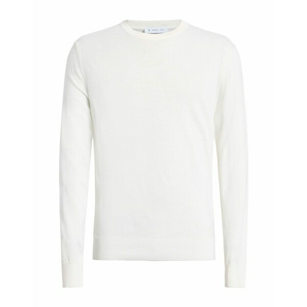【貨物輸送無料】 マニュエル リッツ メンズ 編み物\u0026プルオーバー アウター Sweaters White