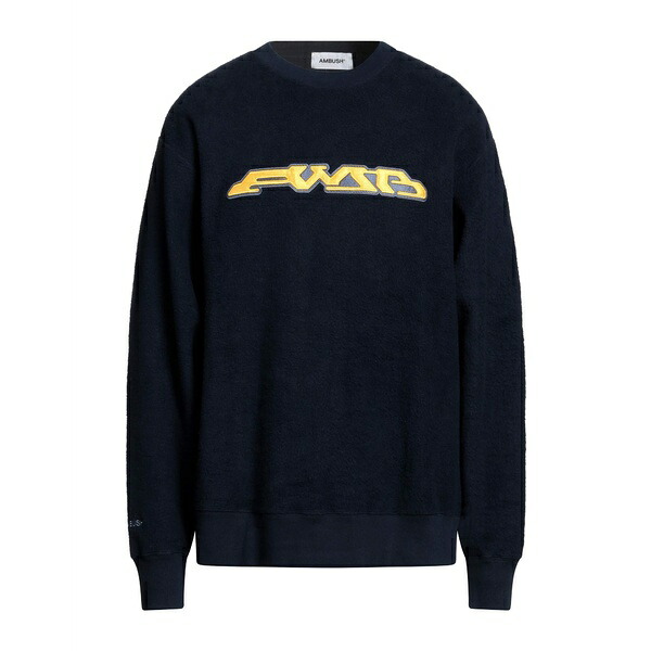 【送料無料】 アンブッシュ メンズ パーカー・スウェットシャツ アウター Sweatshirts Blue|asty