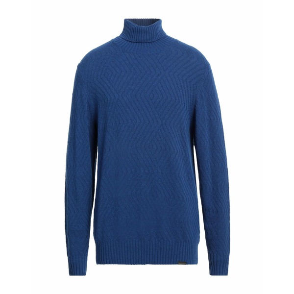 【送料無料】 ブルックスフィールド メンズ ニット&セーター アウター Turtlenecks Blue
