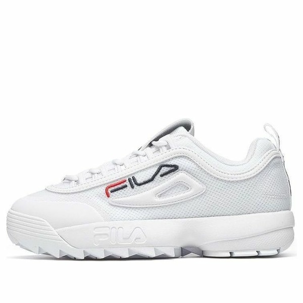 FILA フィラ レディース スニーカー 【(WMNS) FILA Disruptor sneakers white F12W021410FWT】 サイズ US_6.5(23.5cm)｜asty