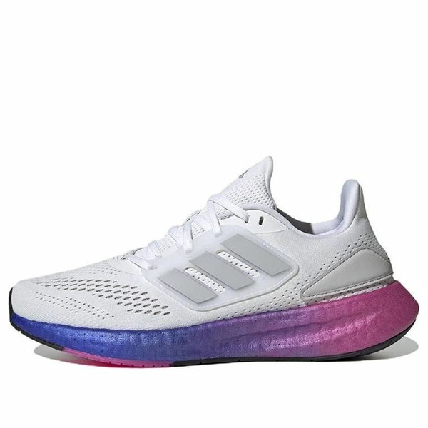 adidas アディダス レディース スニーカー 【(WMNS) adidas PureBoost 22 'White Lucid Fuchsia' HQ8576】 サイズ US_W_11|asty