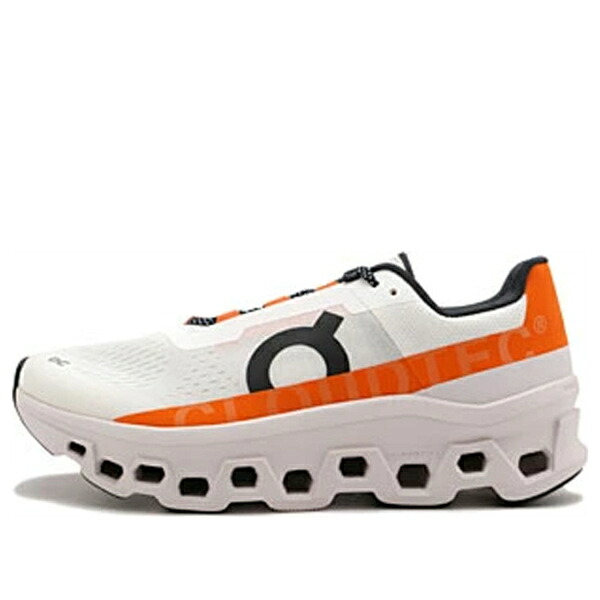 On Running オン 駈けっくら メンズ スニーカー 【On Running Cloudmonster \u0027Undyed White Flame\u0027 61.98086】  大きさ US_9.5(27.5糎)