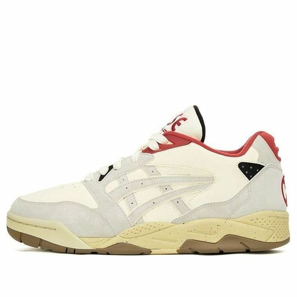 ASICS アシックス メンズ スニーカー 【ASICS Gel-Fuse Kigo Basketball Shoes \u0027White Beige Red\u0027 1203A532-750】  大いさ US_7.5(25.5糎) メンズ靴-スニーカー