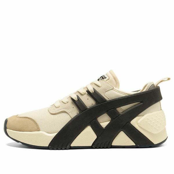Onitsuka Tiger オニツカタイガー メンズ スニーカー  【Onitsuka Tiger Big Logo Trainer 2.0 \u0027Beige Black\u0027 1183A795-200】  大いさ US_10.5(28.5糎) メンズ靴-靴-スニーカー