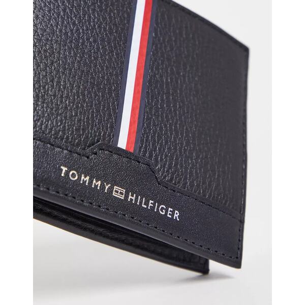 最高 トミー ヒルフィガー メンズ 財布 アクセサリー Tommy Hilfiger Downtown Flag Wallet In Black Black 22年レディースファッション福袋 Css Edu Om