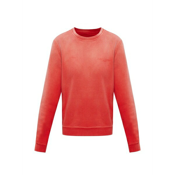 マルタンマルジェラ レディース ニット&セーター アウター Logo-embroidered sweatshirt Red｜asty