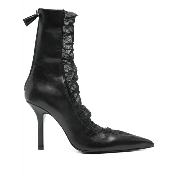 パトリツィア ペペ レディース ブーツ シューズ 95mm second-skin ankle boots Black|asty