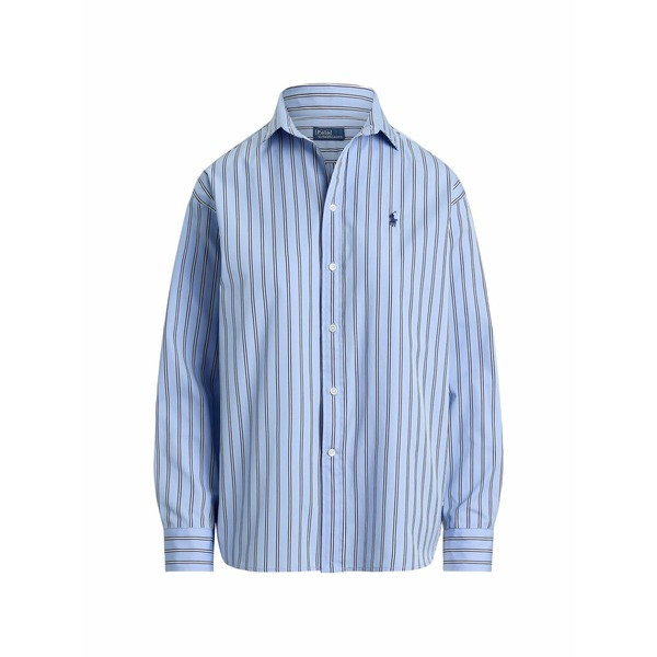 ラルフローレン レディース シャツ トップス Striped shirt Blue|asty