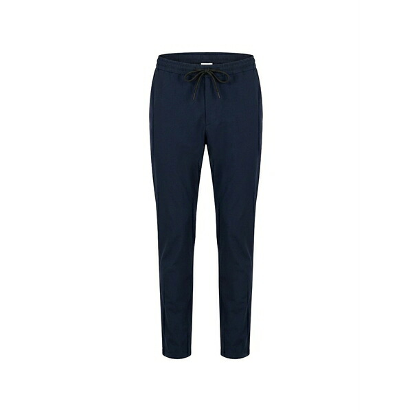 トンボリーニ メンズ カジュアルパンツ ボトムス Drawstring-waist turned-up trousers Blue｜asty