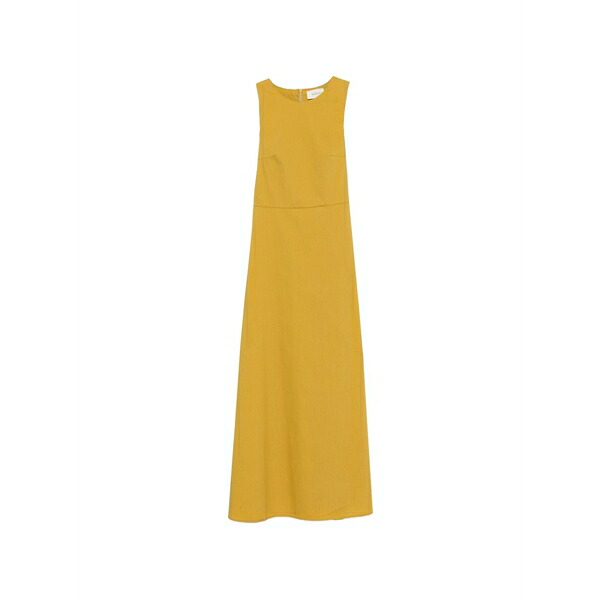 ヴィコロ レディース ワンピース トップス Sleeveless side-slit midi dress Yellow｜asty