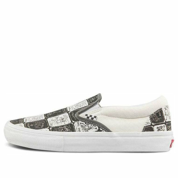 Vans バンズ メンズ スニーカー  【Vans Daniel Johnston x Skate Slip-On \u0027Cassette Tape\u0027 VN0A5FCAAO7】  大きさ US_M_13