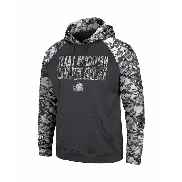 ◇限定Special Price コロシアム メンズ パーカー スウェットシャツ アウター Men's Charcoal TCU Horned  Frogs OHT Military-Inspired Appreciation Digital Camo Pullover Hoodie  www.agroservet.com