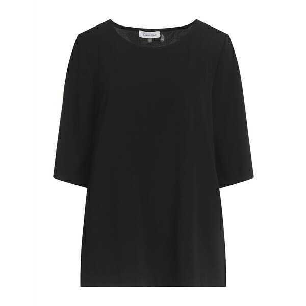 【送料無料】 カルバンクライン レディース Tシャツ トップス Tops Black