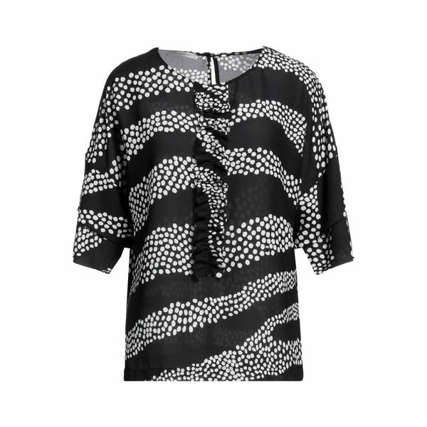 【送料無料】 ビアンコギアッチオ レディース Tシャツ トップス Tops Black 10,110円