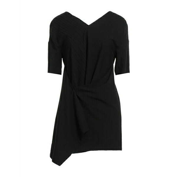 【送料無料】 マローニ レディース Tシャツ トップス Tops Black