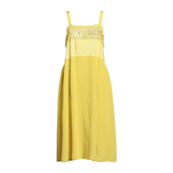 【送料無料】 マルタンマルジェラ レディース ワンピース トップス Midi dresses Yellow｜asty