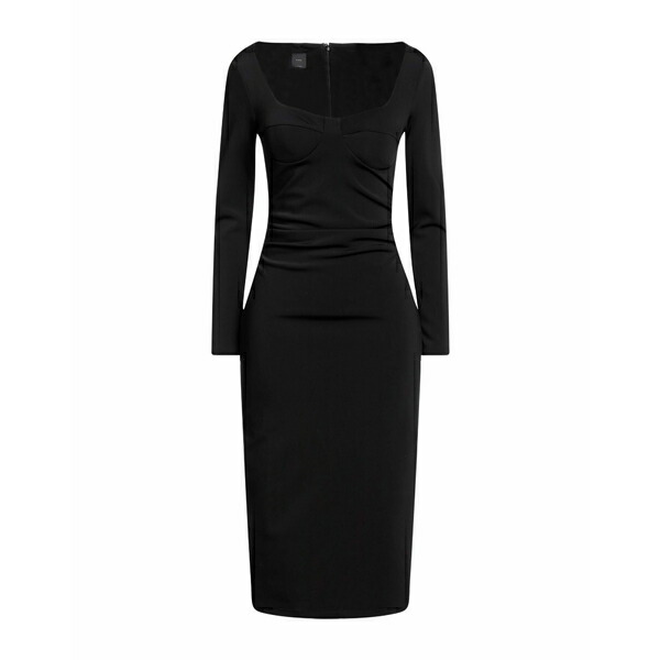 【送料無料】 ピンコ レディース ワンピース トップス Midi dresses Black