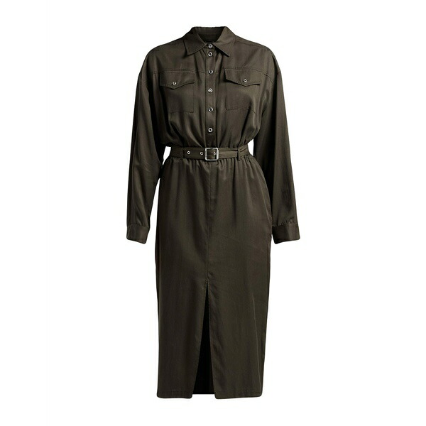 【送料無料】 ピンコ レディース ワンピース トップス Midi dresses Green|asty