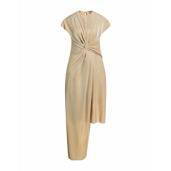 【送料無料】 ランバン レディース ワンピース トップス Midi dresses Beige|asty