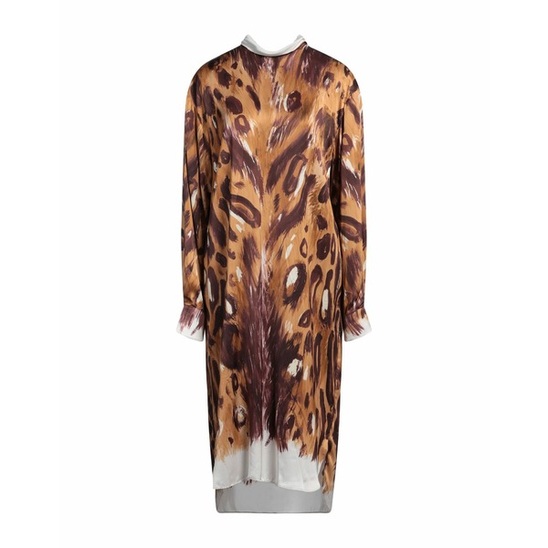 【送料無料】 マルニ レディース ワンピース トップス Midi dresses Brown