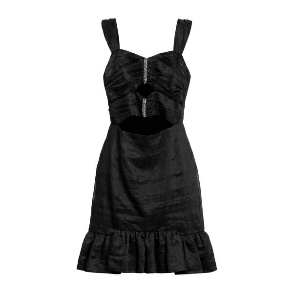 【送料無料】 サンドロ レディース ワンピース トップス Midi dresses Black
