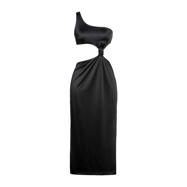 【送料無料】 ヴェルサーチ レディース ワンピース トップス Midi dresses Black｜asty