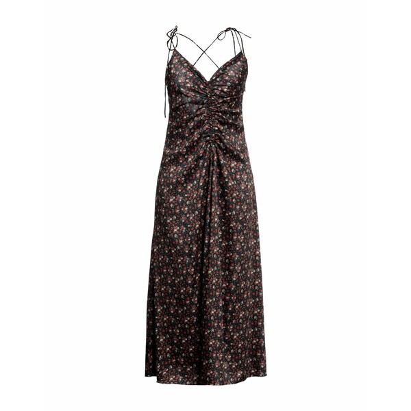 【送料無料】 サンドロ レディース ワンピース トップス Midi dresses Black