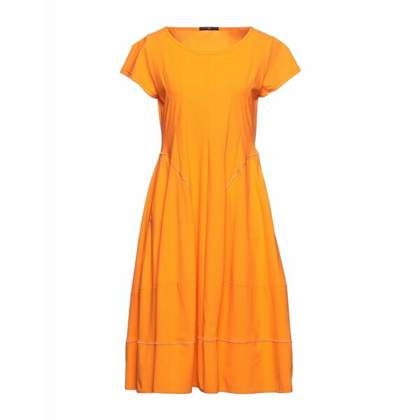 【送料無料】 ハイ レディース ワンピース トップス Midi dresses Orange