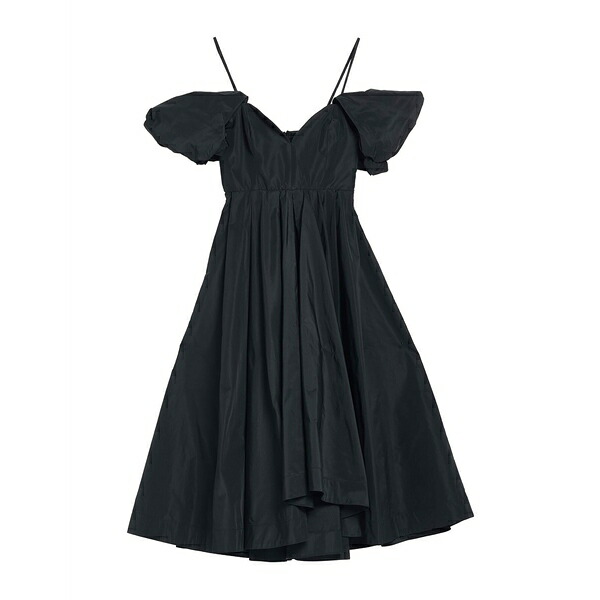 【送料無料】 ピンコ レディース ワンピース トップス Midi dresses Black|asty
