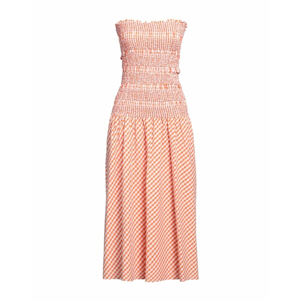 【送料無料】 ケンゾー レディース ワンピース トップス Midi dresses Orange｜asty
