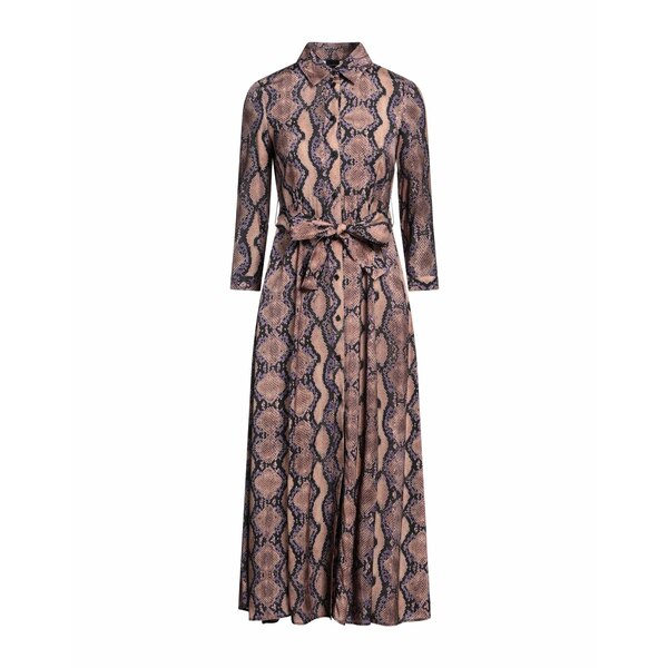 【送料無料】 ピンコ レディース ワンピース トップス Midi dresses Beige