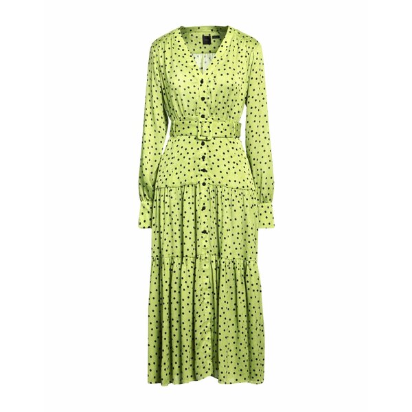 【送料無料】 ピンコ レディース ワンピース トップス Midi dresses Green|asty