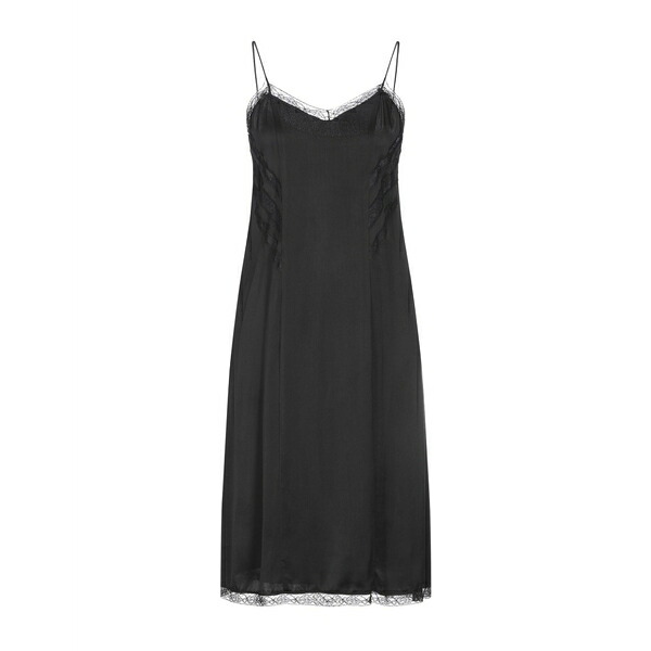 【送料無料】 ピンコ レディース ワンピース トップス Midi dresses Black
