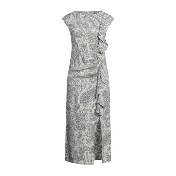 【送料無料】 エトロ レディース ワンピース トップス Midi dresses White|asty