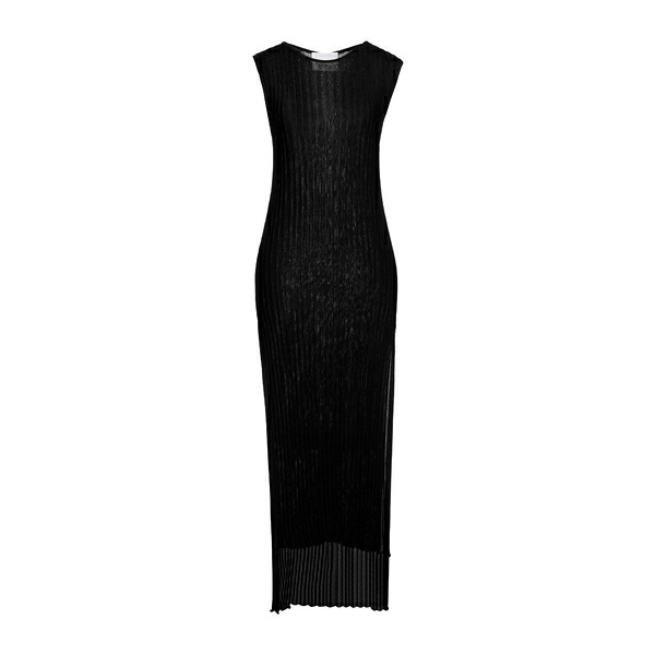 【送料無料】 エリカ・カヴァリーニ レディース ワンピース トップス Midi dresses Black