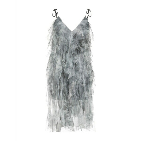 【送料無料】 アニエバイ レディース ワンピース トップス Midi dresses Grey|asty