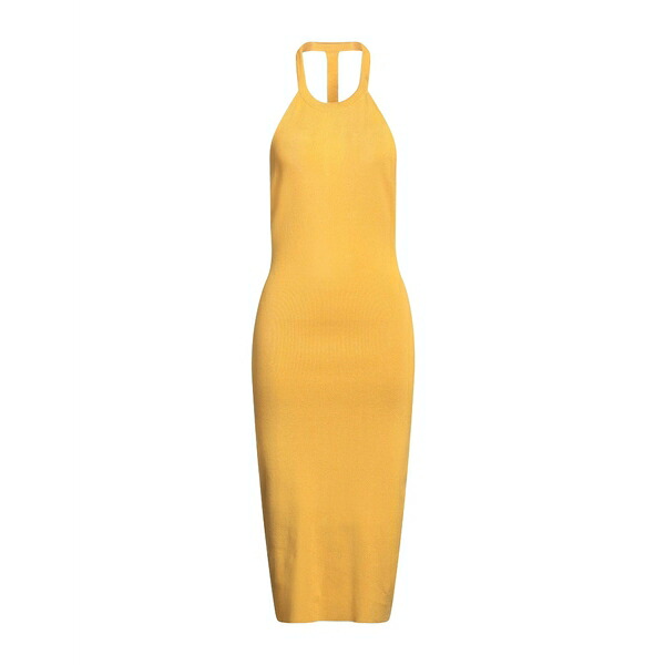 【貨物輸送無料】 エーケプ レディース 衣装 トップス Midi dresses Yellow