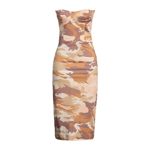 【送料無料】 ジジル レディース ワンピース トップス Midi dresses Beige