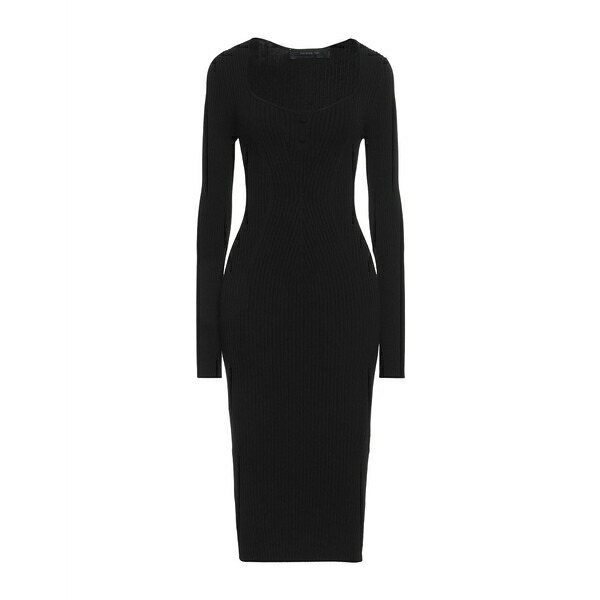 【送料無料】 フェデリカ・トシ レディース ワンピース トップス Midi dresses Black